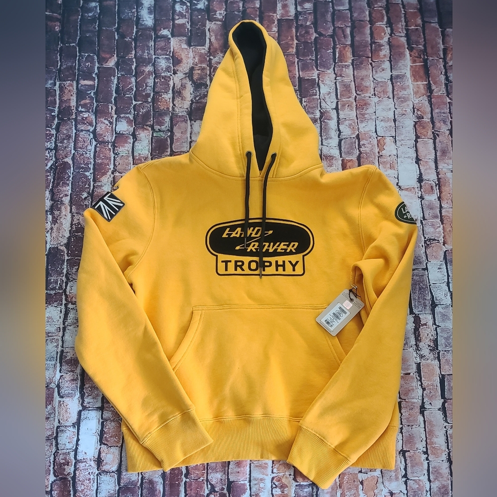Land Rover Trophy hoodie. Collaboration and made by Red Canoe out of Canada.